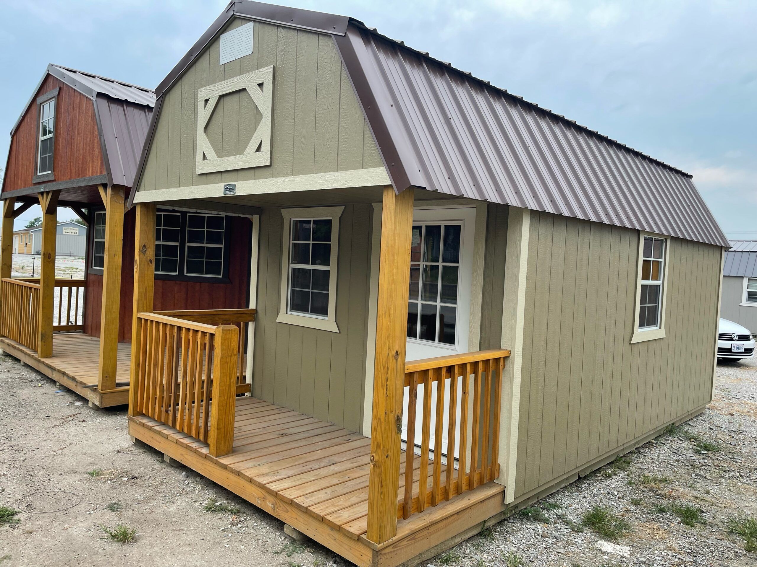 lofted barn cabin portable building mo