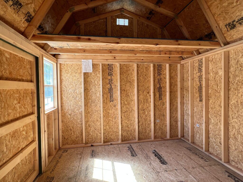 10x16 Side Lofted Barn Missouri