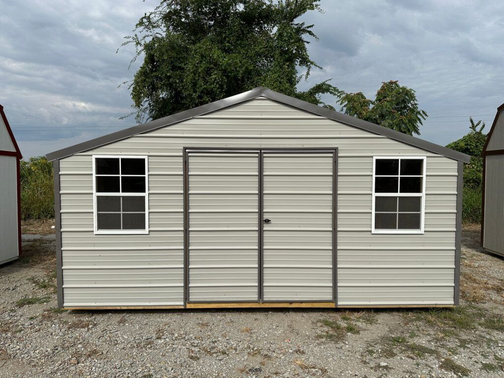 grey portable-building-for sale St. Joseph