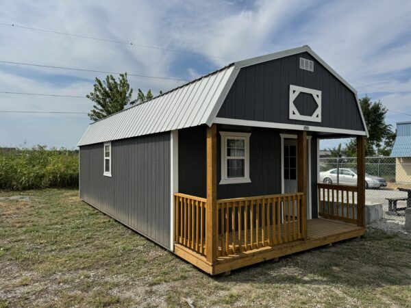 14x32 Lofted Barn Cabin w/Thermal Windows - Image 2