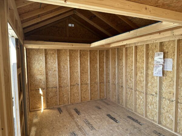 Side Lofted Utility Painted White and Black - Image 3
