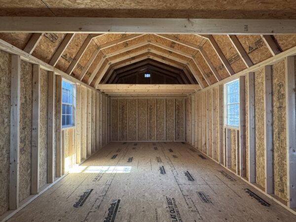 Lofted Barn Cabin Painted Dark Gray Light Gray - Image 4